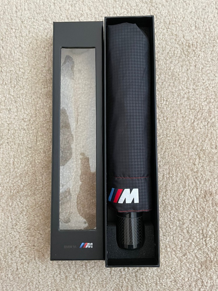 BMW M Collection Original Compact Folding Automatic Umbrella With Gift Box
