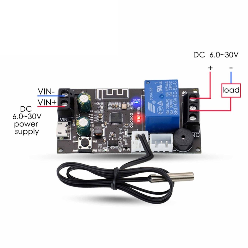 Remote WIFI Thermostat High Precision Temperature Control Module Cool APP A3GU
