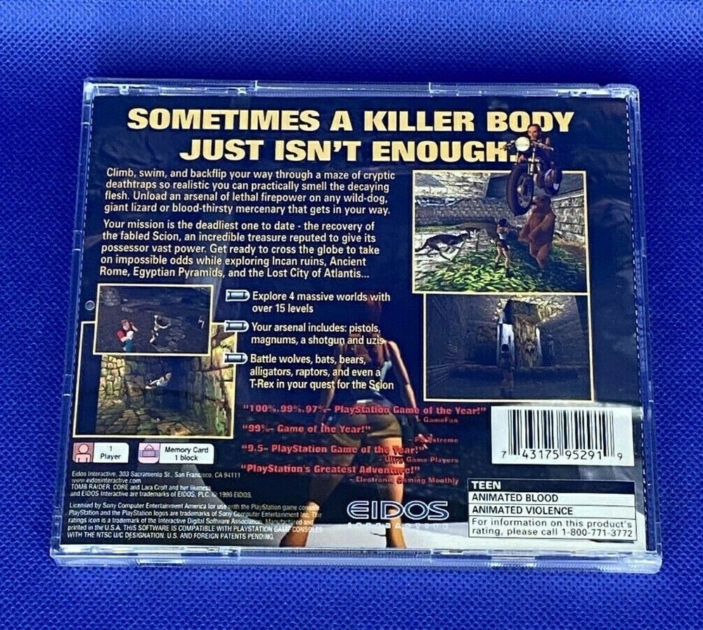 Replacement Game Case - New / MINT - PS1 Dreamcast Compact Disc Inspected