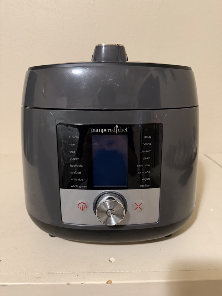 Pampered Chef Multi-Function Electric Pressure Cooker w/ Inner Pot