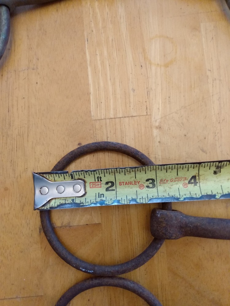 2 Vintage Jointed Horse Bits