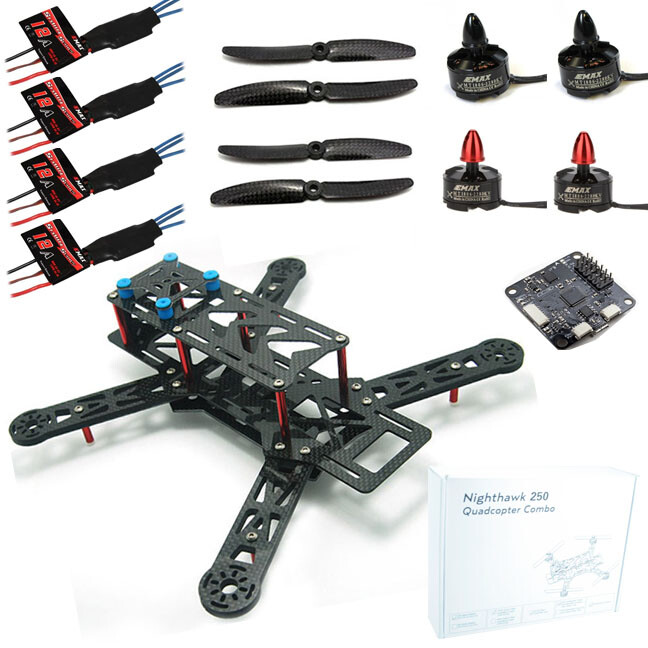 Emax NightHawk 250 Quadcopter Frame w/ Motors / ESC / Props / Flight Controller