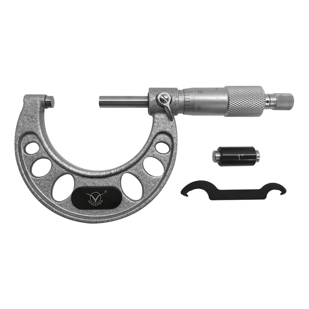 SNK Style Outside Micrometer 1-2 Inch Ratchet Stop Solid Metal Frame