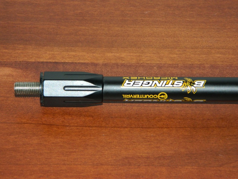 Bee Stinger MicroHex 8" Stabilizer in Matte Black- B Stinger
