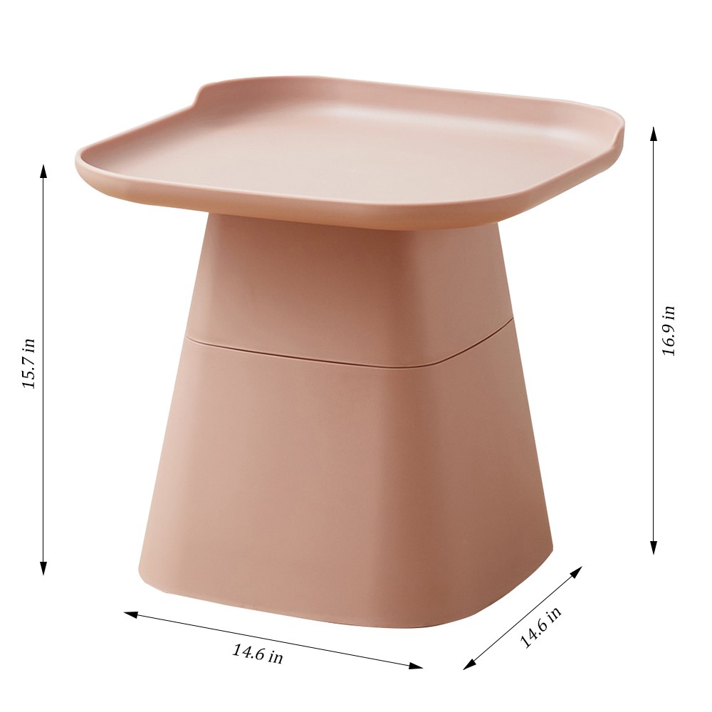 15 in Side Table Modern End Table Accent Small Coffee Table Modern Nightstand