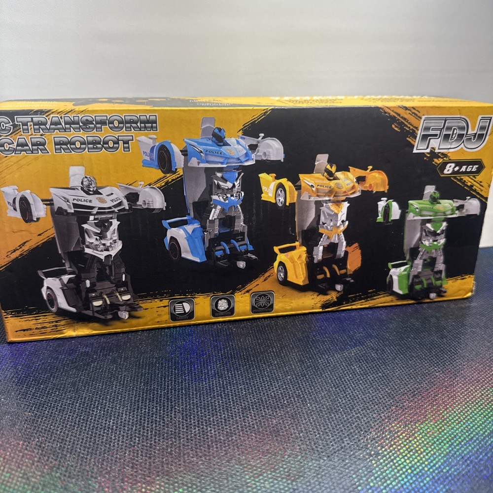 RC Transform Car Robot Toy Remote Control FDJ Age 8+ NEW Sealed