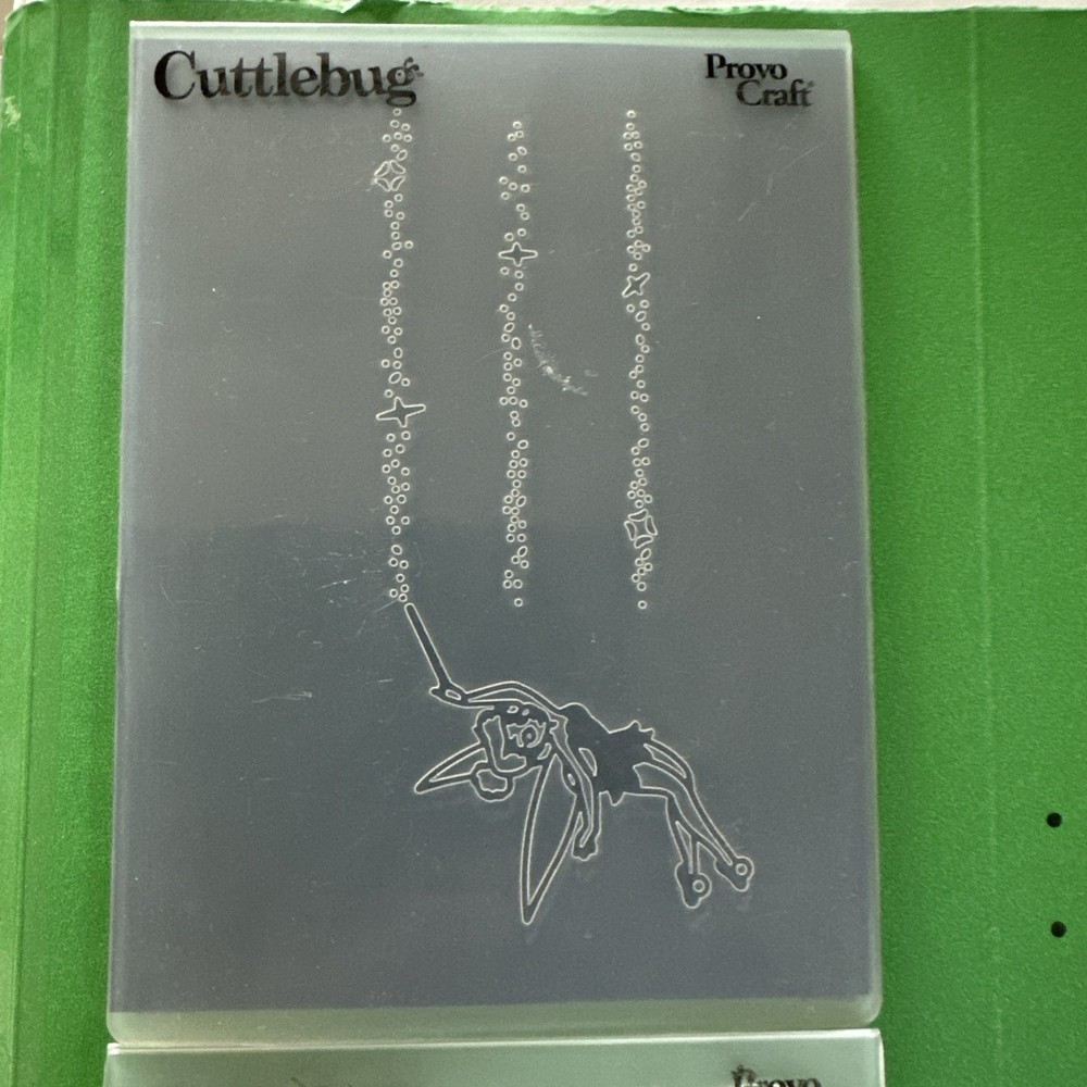 Cuttlebug Embossing Folders Disney Mickeys Vacation And Tinkerbell.