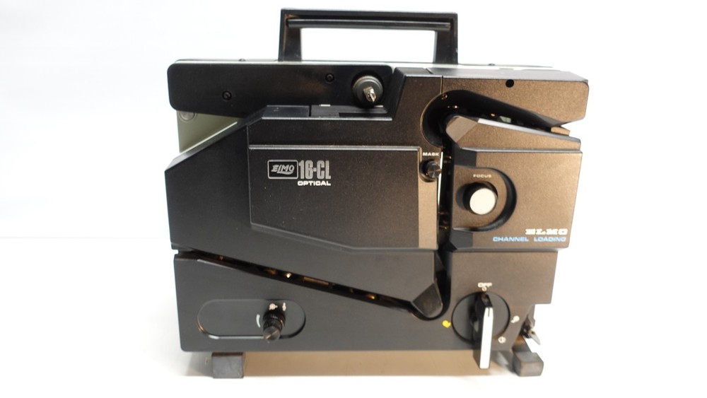 Vintage ELMO 16mm film projector 16-CL Partially working needs rollers