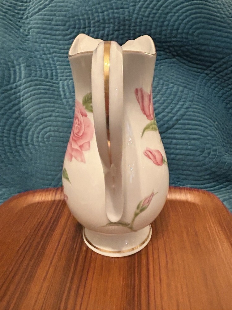 Givenchy Roses Porcelain Pitcher - Cottage Style