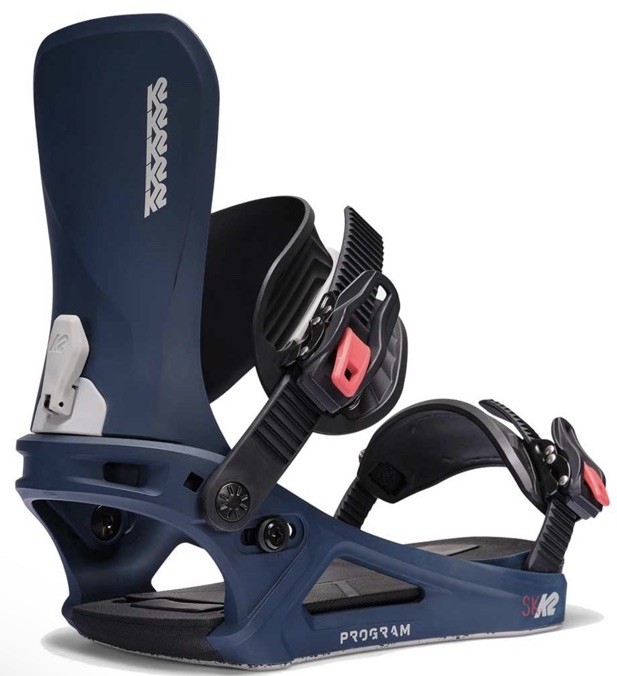 2025 Brand New Mens K2 Program Snowboard Bindings $390 Deep Blue Sage Medium