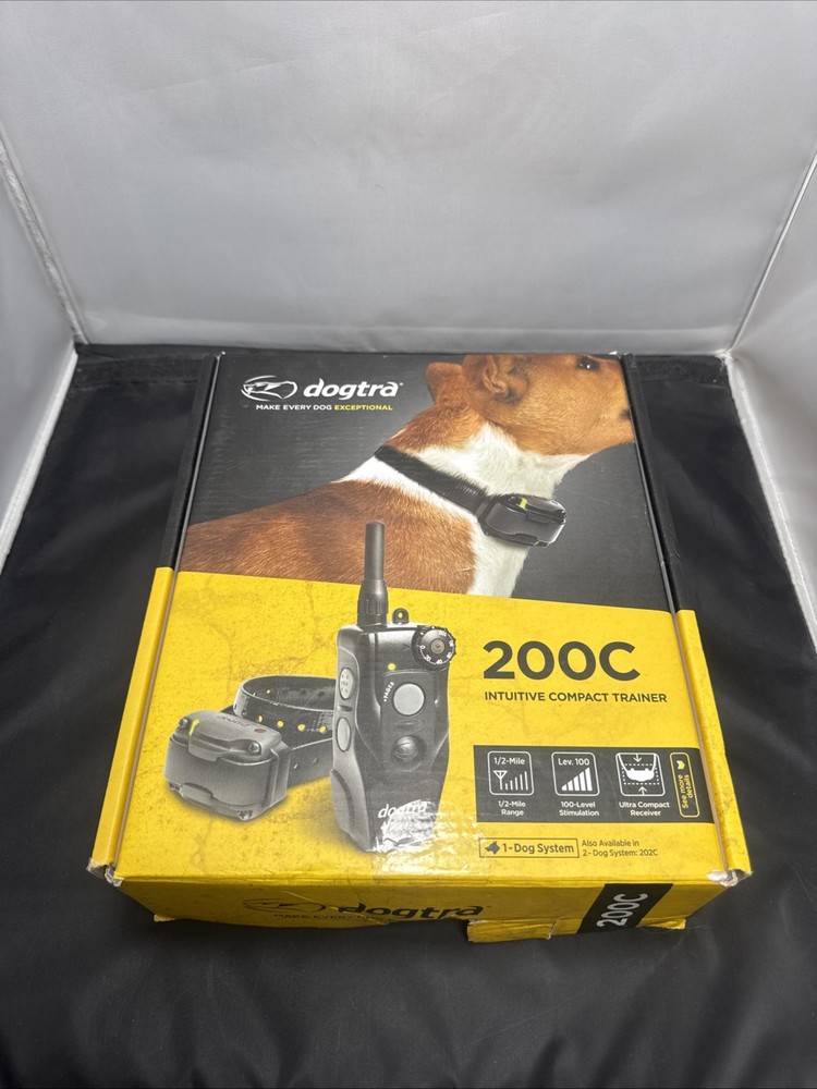 Dogtra 200C Black Dog Training Collar System Static/Shock & Vibration