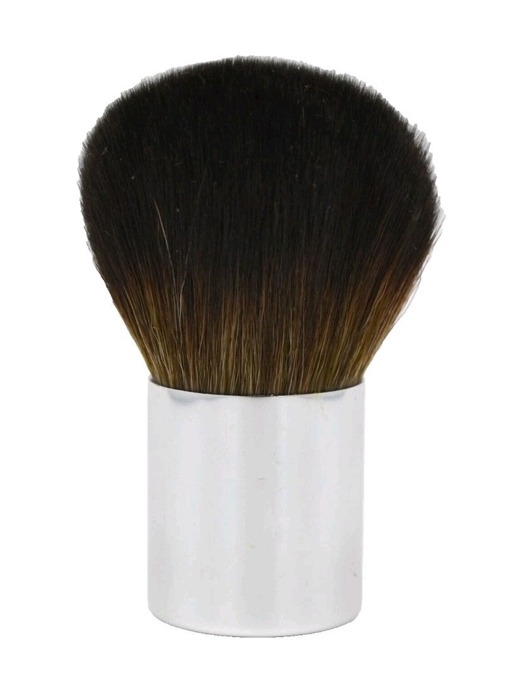 SILVER KABUKI BRUSH Full Coverage Bare Face Makeup Cosmetics Powder Foundation