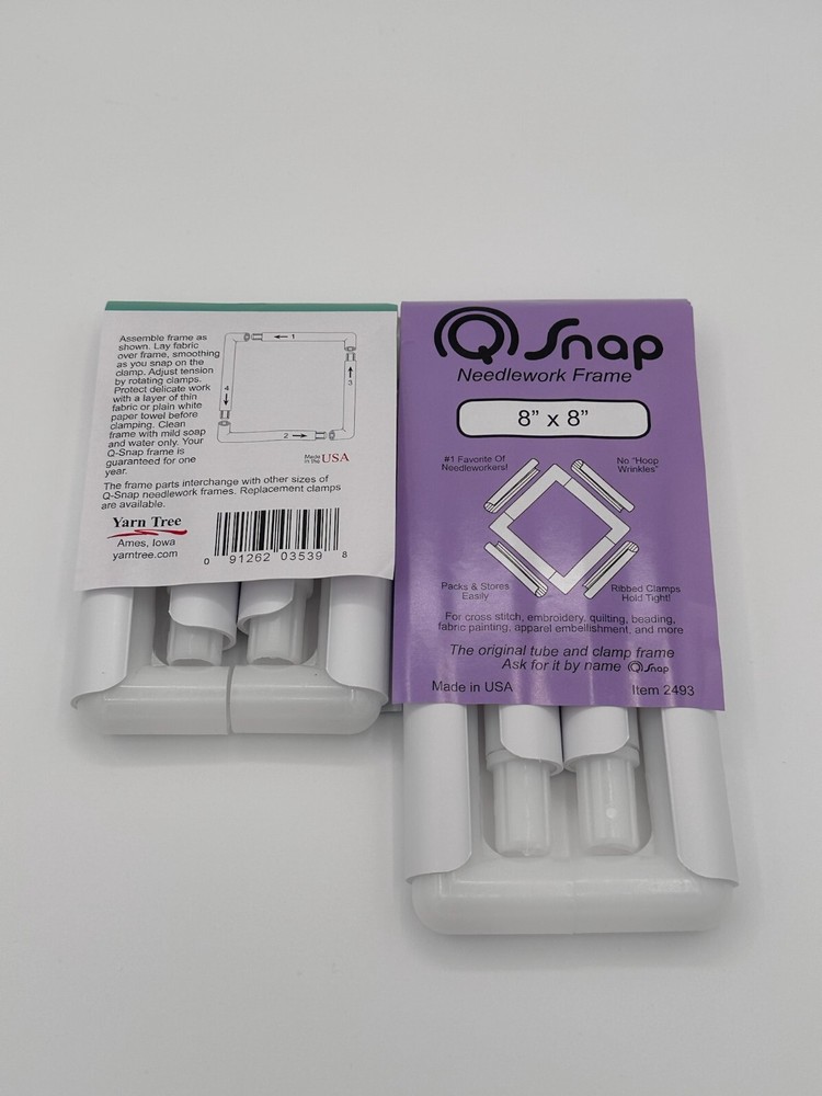 Q-Snap Needlework Frame Set with Hand-Dyed Fabric by VolcanoStitching