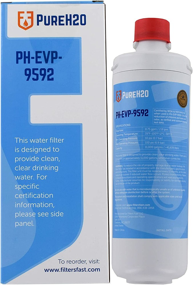 PureH2O PH-EVP-9592 Compatible Replacement for Everpure EV959206 RV Water Filter