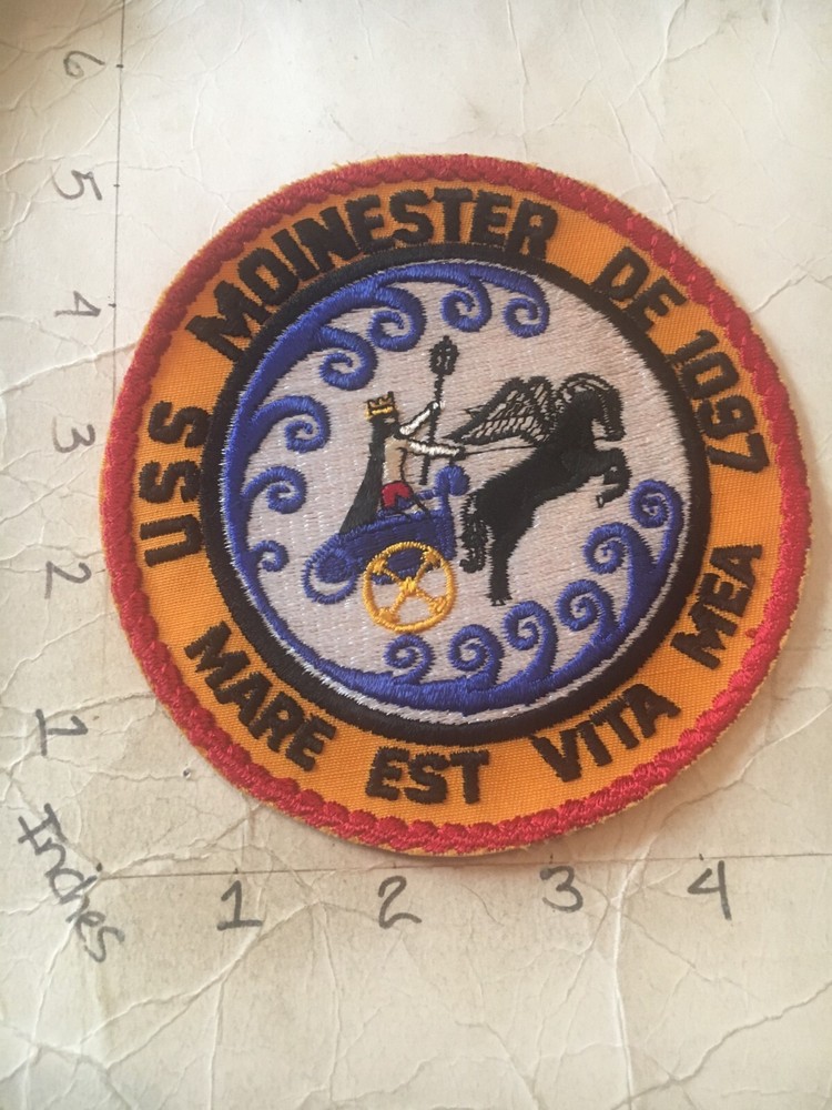 US Navy USS Moinester DE-1097 patch 6/9/25