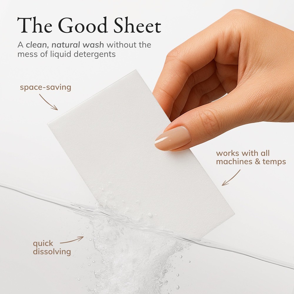 LŌD Laundry Sheets | Detergent For 1 Count (Pack of 30)