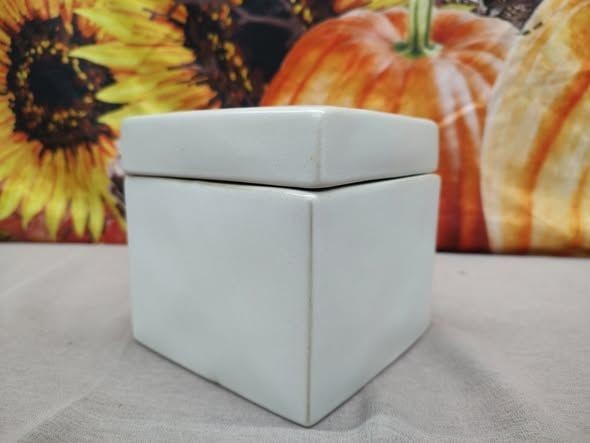 Threshold studio McGee square box stoneware ceramic storage sturdy x 4