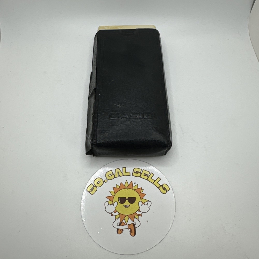 Casio Personal Mini Calculator/case Tested Working