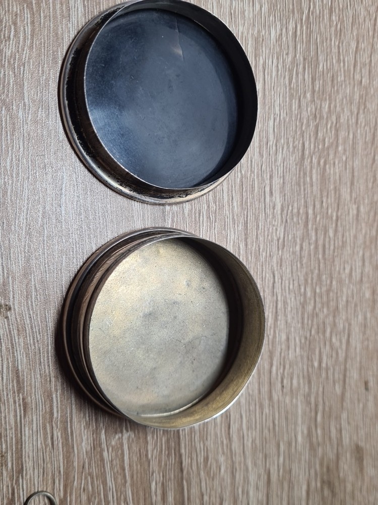 Sterling Silver Pill/Powder Box Art Deco