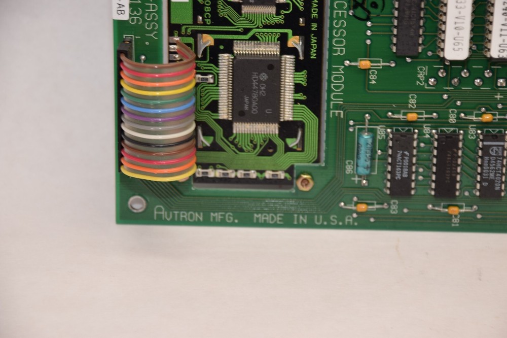 AVTRON 630264 Rev D Microprocessor Module w/ Sub-Assembly A20136 for DC Drive