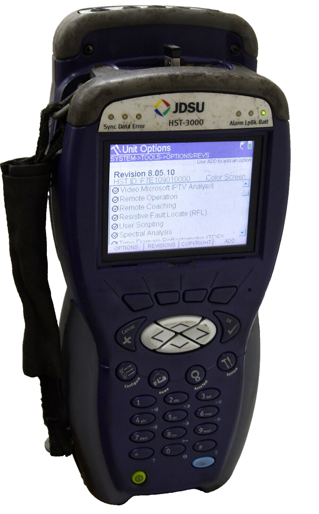 JDSU HST-3000 Meter w/BDCM-WB2-2 Module Color