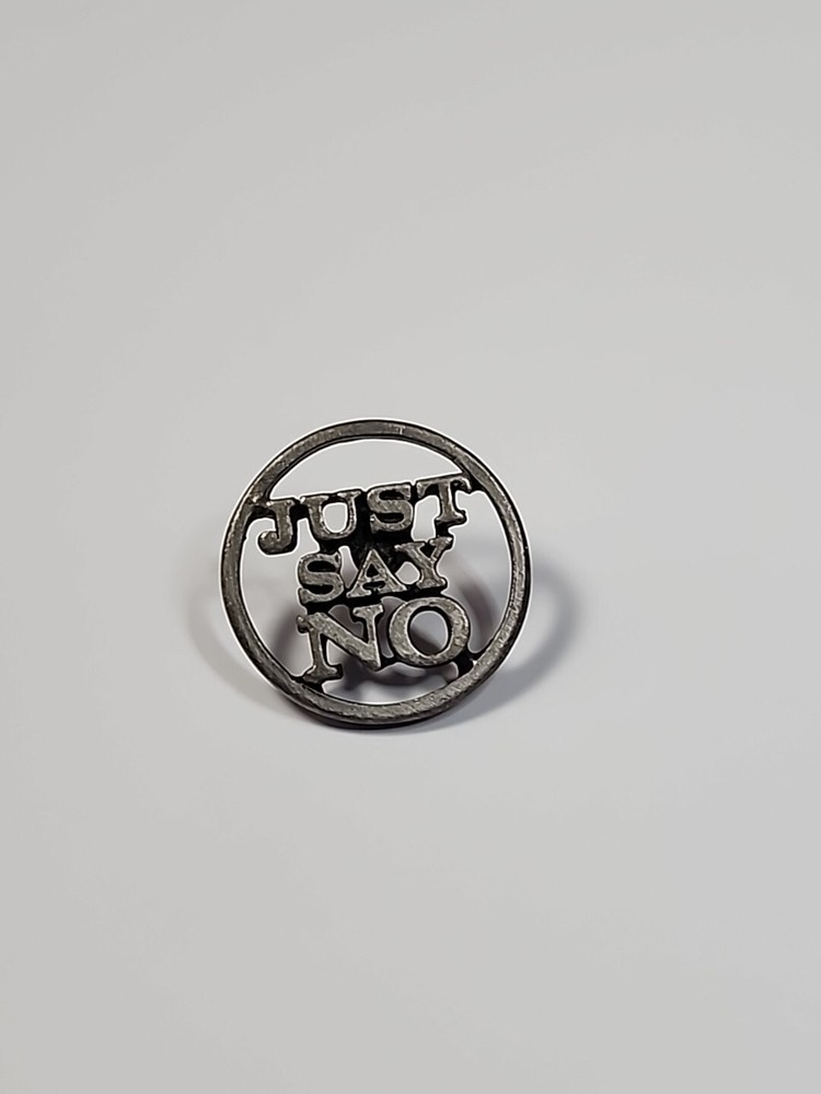 Just Say No Lapel Pin Drug Awareness Program