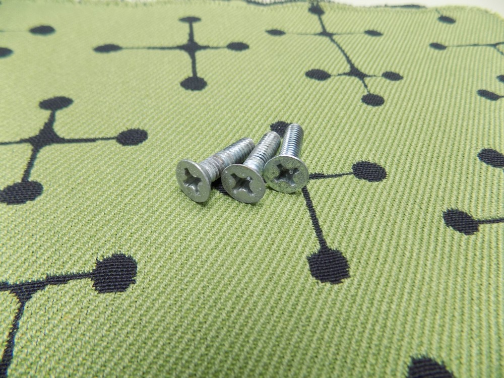 3 - Herman Miller Eames 2nd generation Aluminum Group Armrest Screws