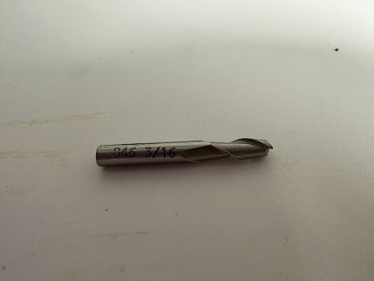 RICHARDS MICRO TOOL 2FL STD HSS ENDMILL 846-0187 3/16" 1-1/2"OAL