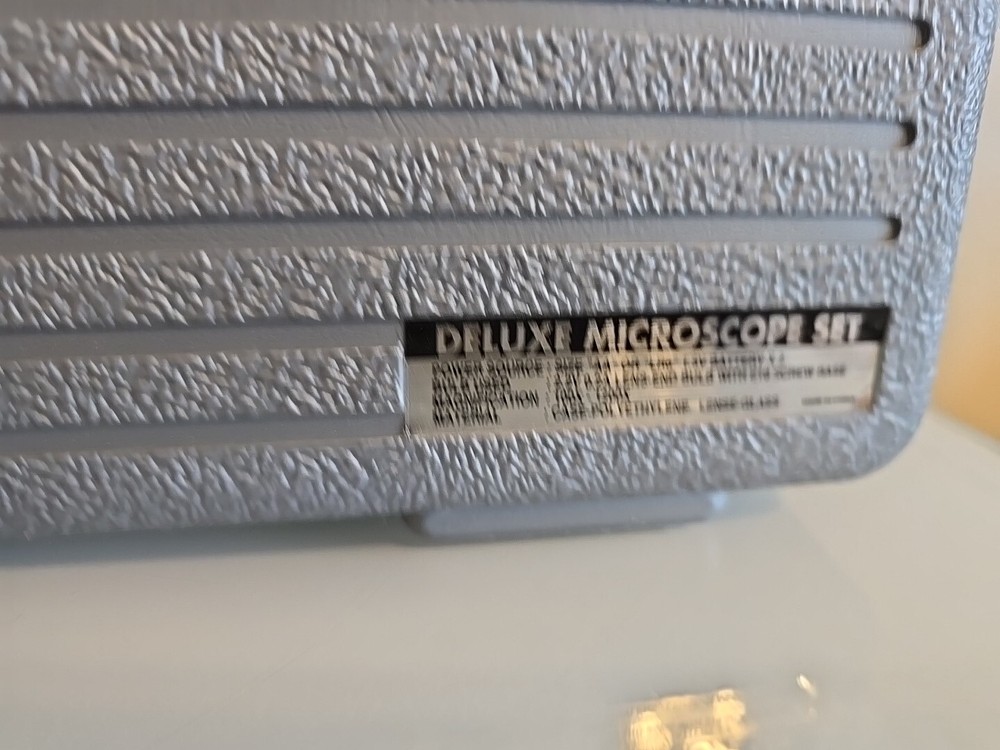 Edu Science Deluxe Microscope Set With Carrying Case