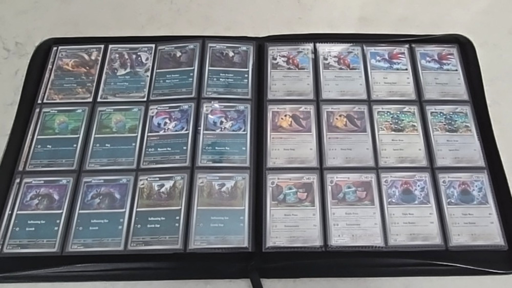 Obsidian Flames Complete Base Set w/ Reverse Holo & Binder - 382 Cards
