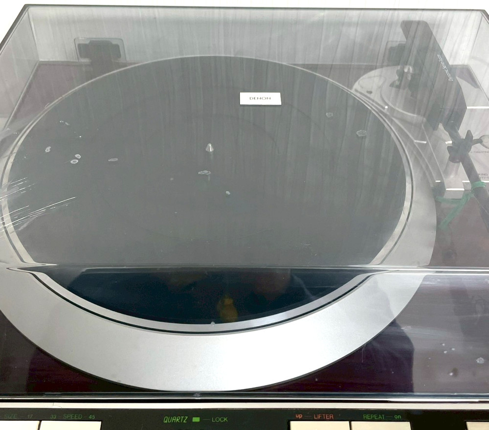 Denon DP-37F Quartz Lock Fully Automatic Turntable With Cartridge tested