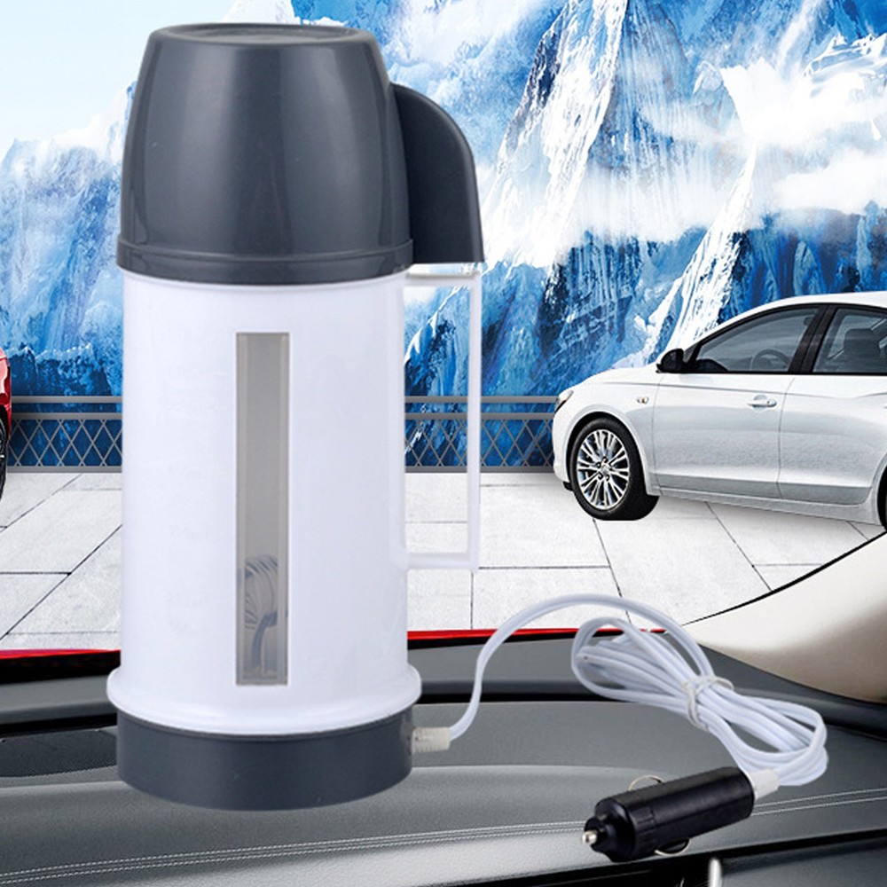 12V 24V Car Kettle Electric Heating Kettle Car Coffee Pot for Road-Trip