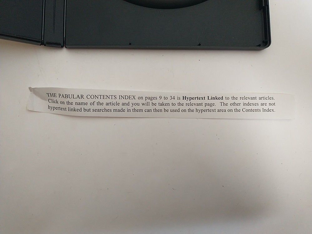 The Digital Pabular Released By Martin Breese CD Rom