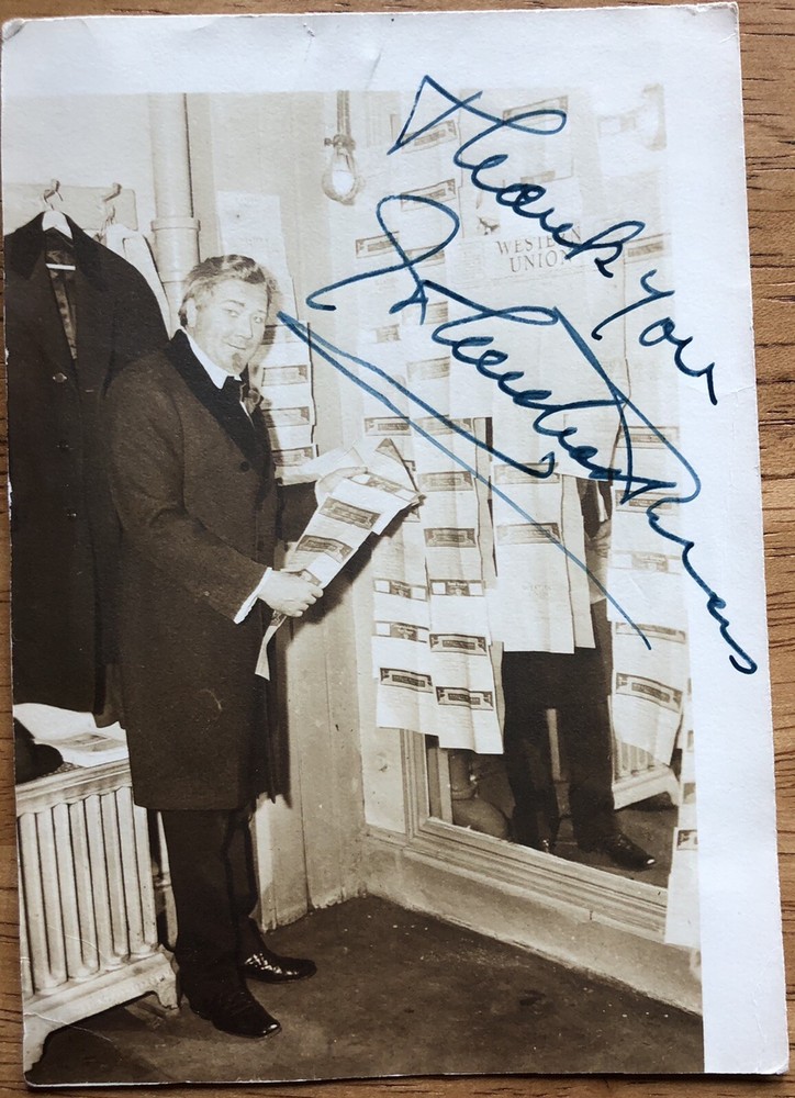 Baritone John Charles Thomas Autographed Photo
