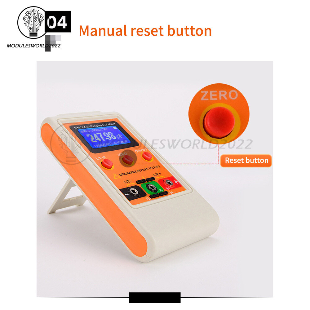 Handheld M4070 Auto Ranging LCR Meter Capacitance Inductance Resistance Tester