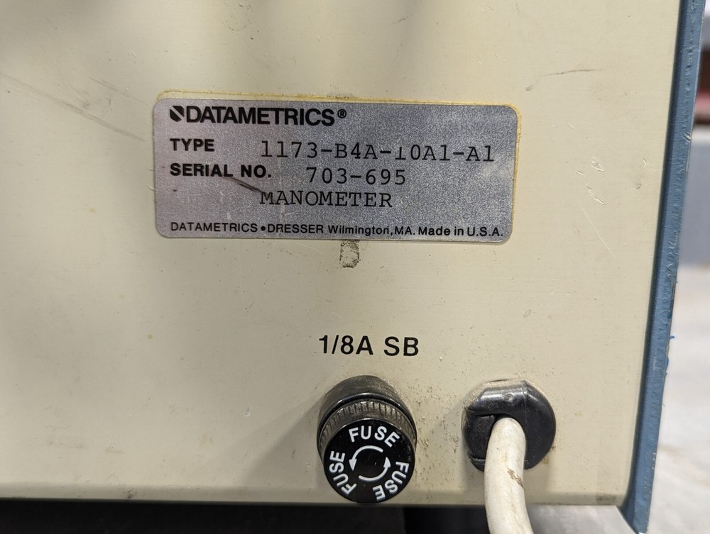 Datametrics Barocel Electronic Manometer with Pressure Sensor