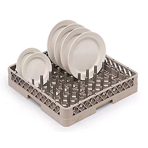 Traex TR3 Rack-Master Beige 19.75" Square Plate Rack