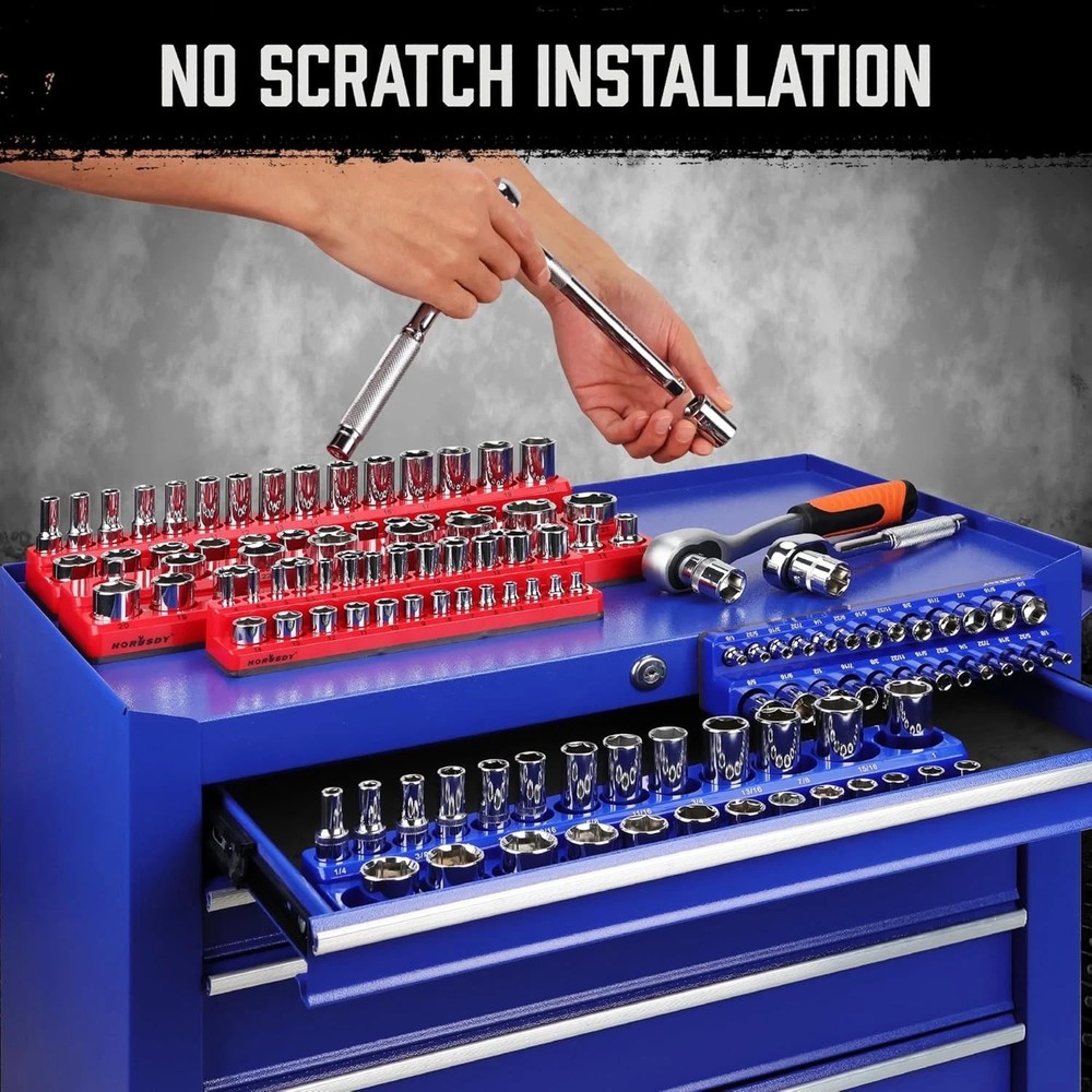 8-Piece Magnetic Socket Organizer, 8-piece Organizer