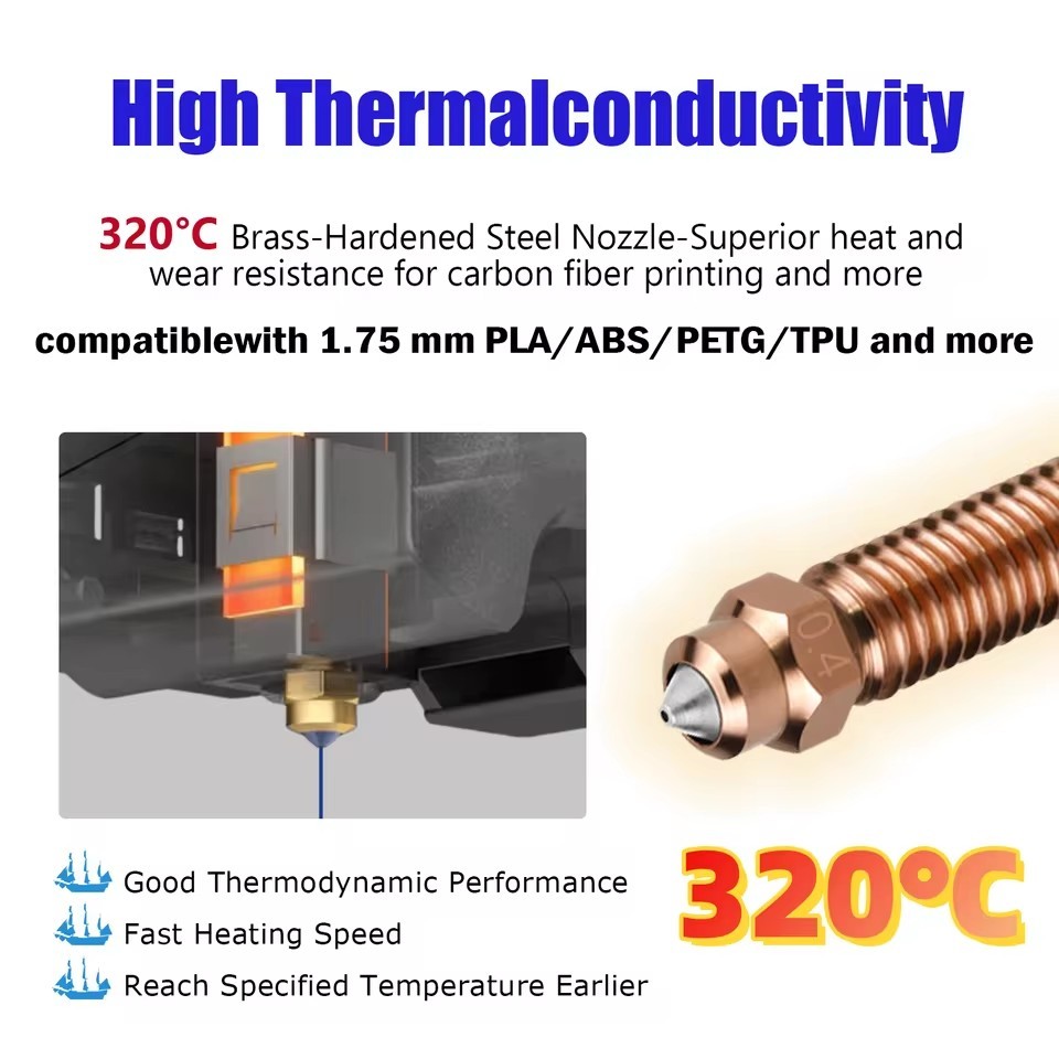 3D Printer For Elegoo Centauri Carbon Centauri Hotend Kit Assembly 0.4mm Nozzle