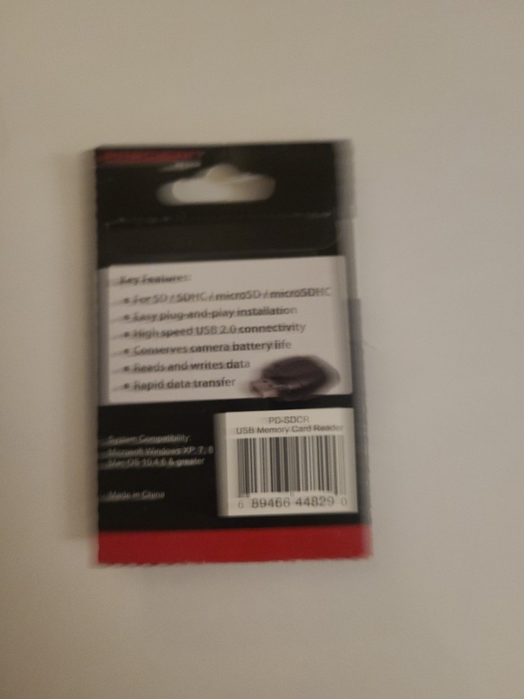 SD/SDHC/microSD USB Memory Card Reader