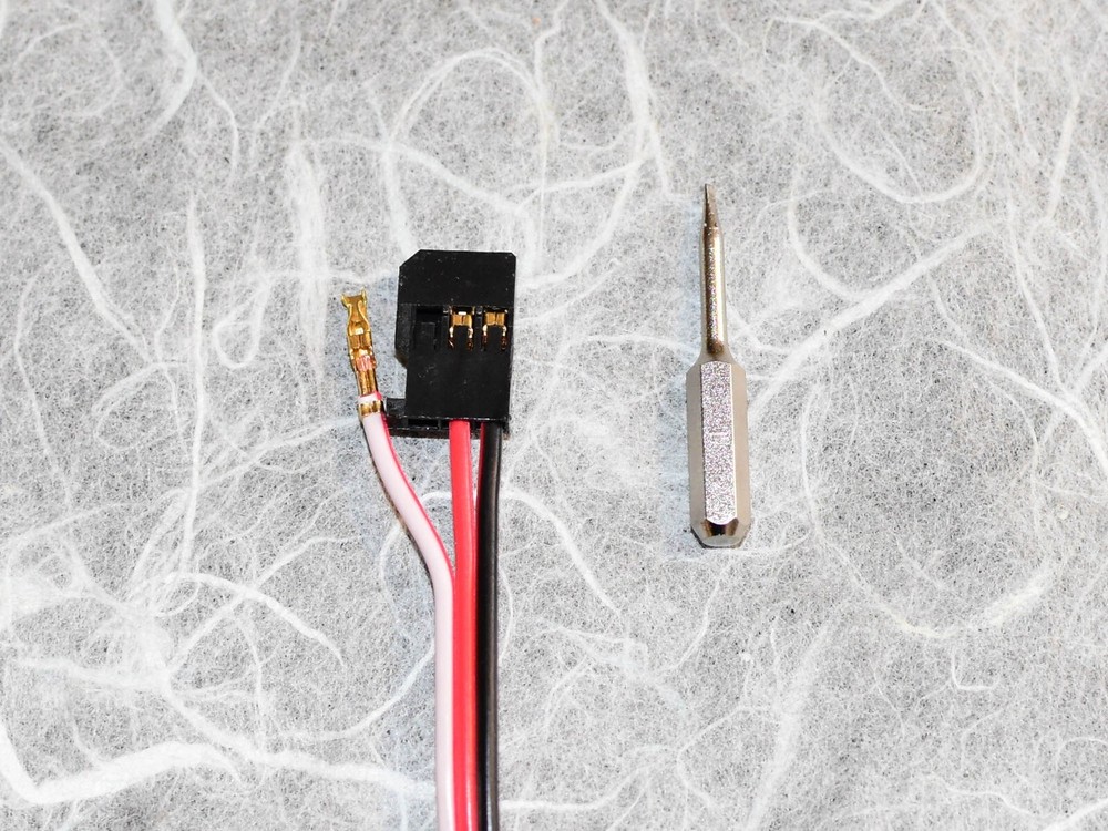 Futaba Servo Plug Black NEW OEM Replacement