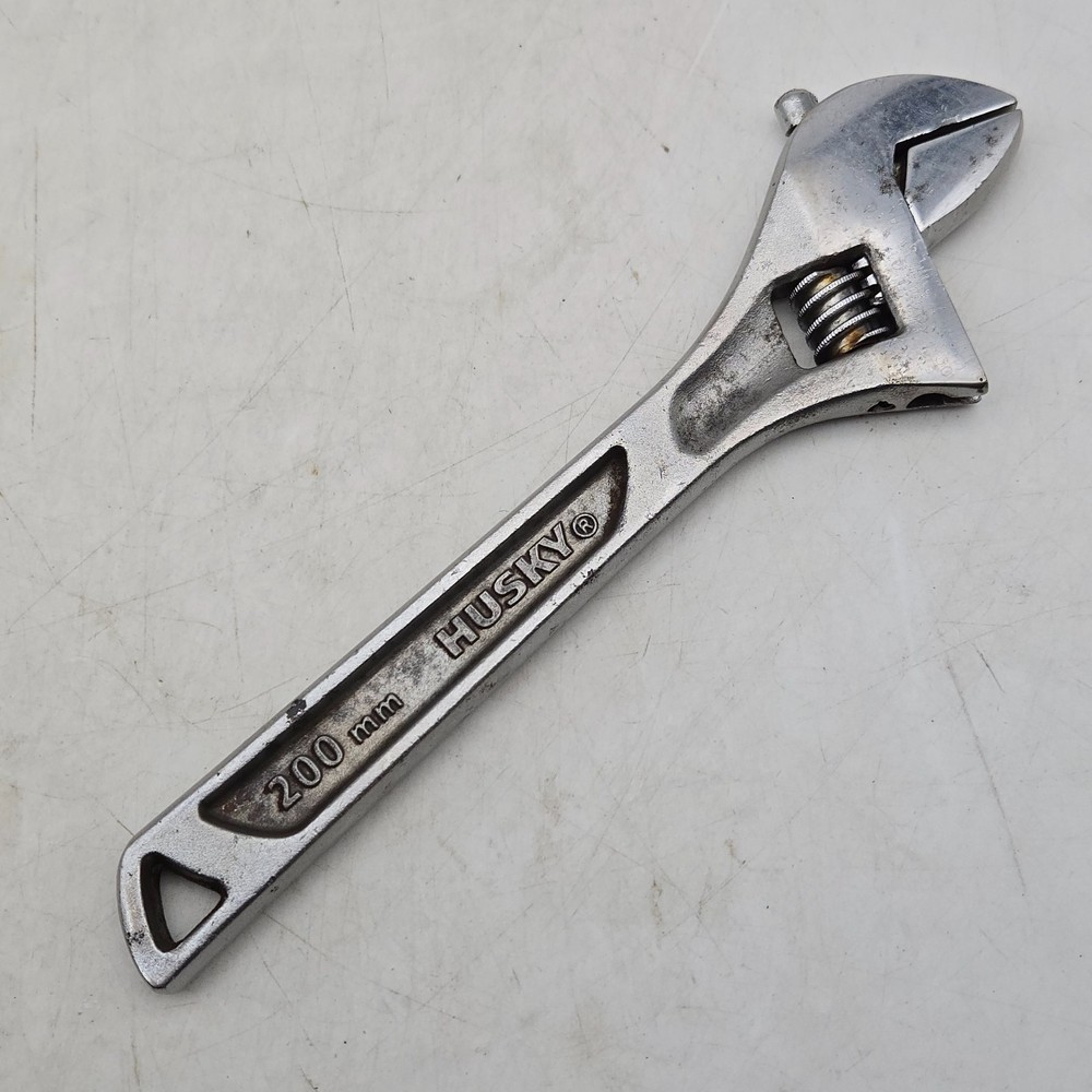 Husky 8" 200mm Steel Adjustable Wrench