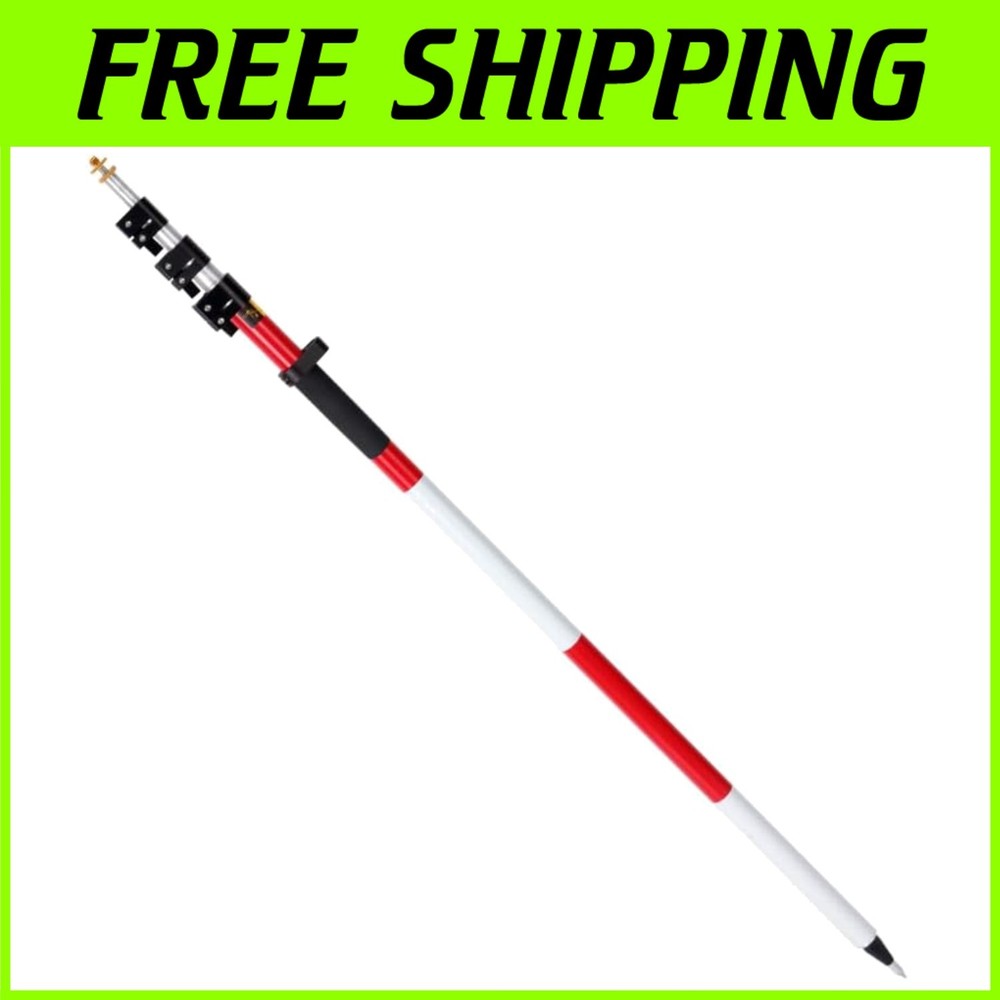 15ft Aluminum Prism Pole w/ Quick Lock System-