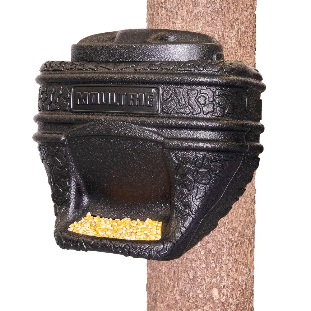 (3 Pack) Moultrie 40Lb. Feed Bin. - Easy Fill Gravity Feeder - 6 Gallon Capacity