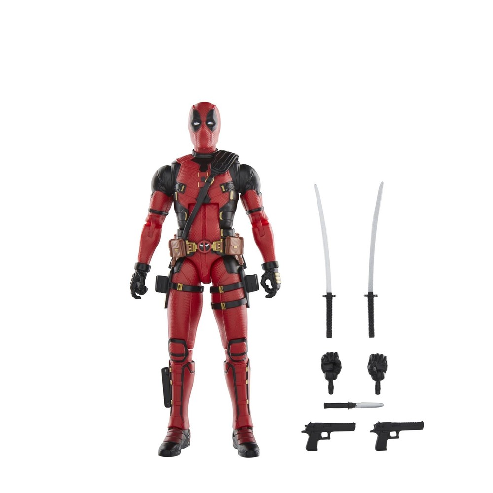Marvel Legends Series Deadpool, Deadpool & 12.7cm x 24.7cm x 5cm, Red
