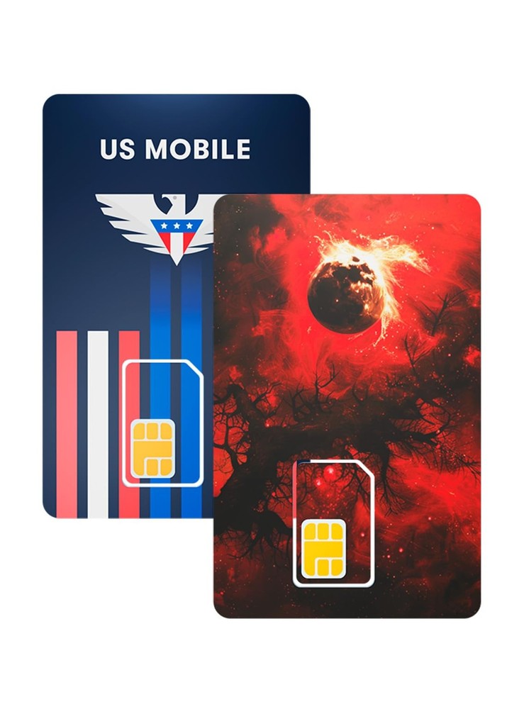 Prepaid SIM Card (US Mobile) - Custom Plans from $4/mo. Unlimited from...