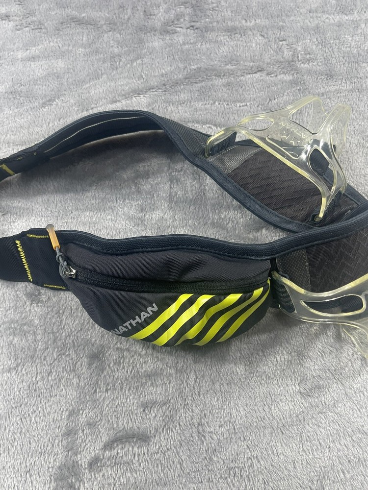 Nathan Hydration Belt Adjustable Gray No Bottles Preowned