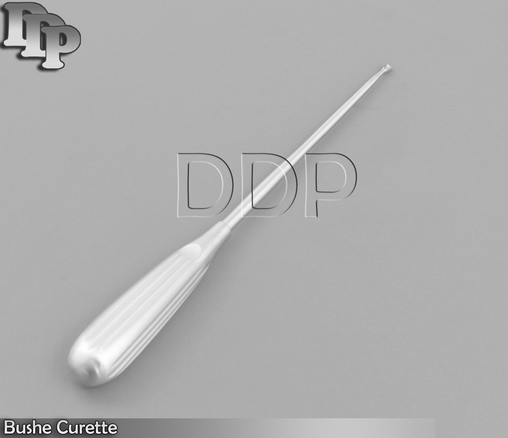 Bushe Curette 25cm + 4mm Surgical Instruments