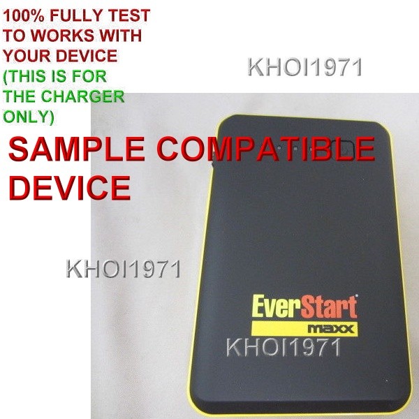 WALL charger adapter for SL097 EverStart Maxx CAR jump starter 22.2Wh