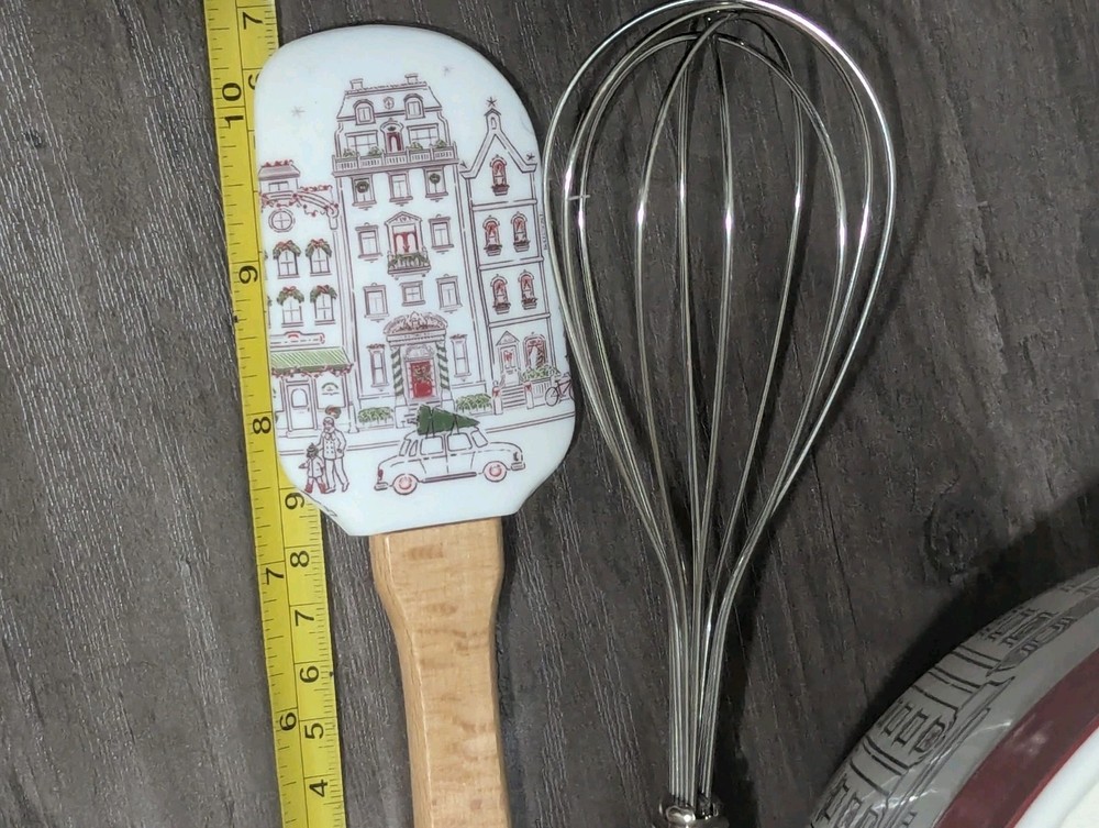 Christmas Bowl Utensils Set Bake Shop Masterclass Bakeware Kitchen Cookware